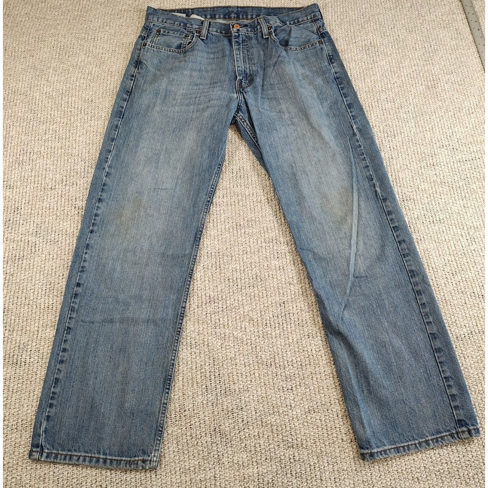 Levi's Jeans 569 Loose Straight Relaxed‎ Light Wash Men's Size 34x30 (Tag34x32)